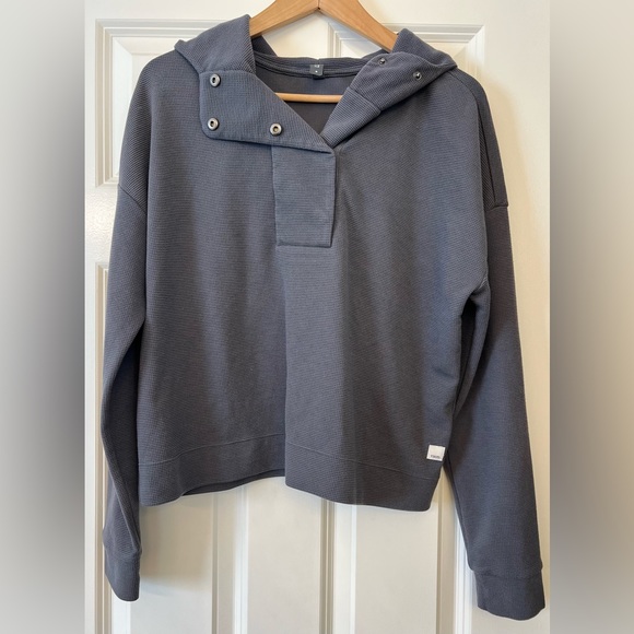 Vuori Sweaters - VUORI Bayview Thermal Hoodie Shale Size Medium